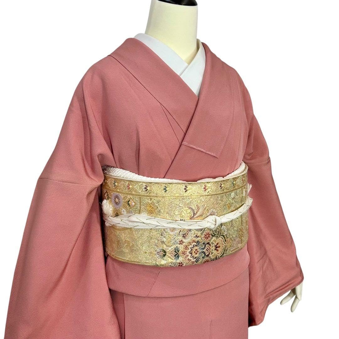 Amazon.co.jp: 色無地・袋帯セット 着物 裄長 トールサイズ : ファッション