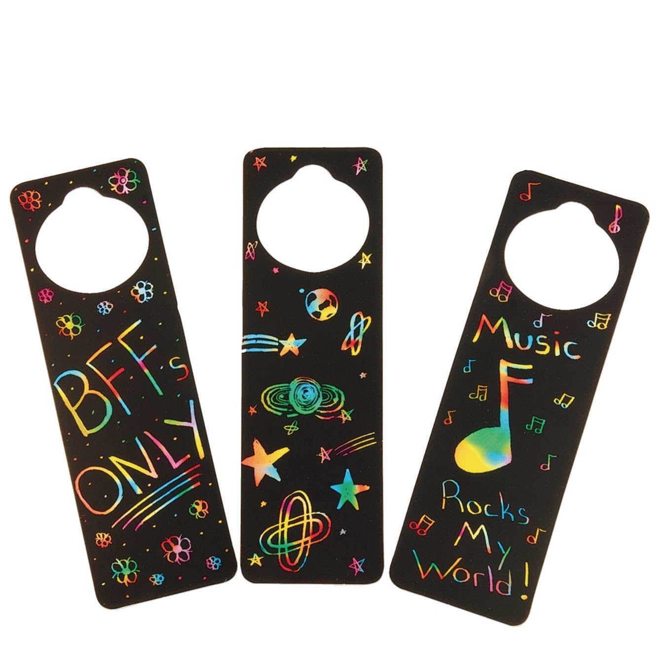 Scratch Door Hangers Craft Kit (Pack of 48)