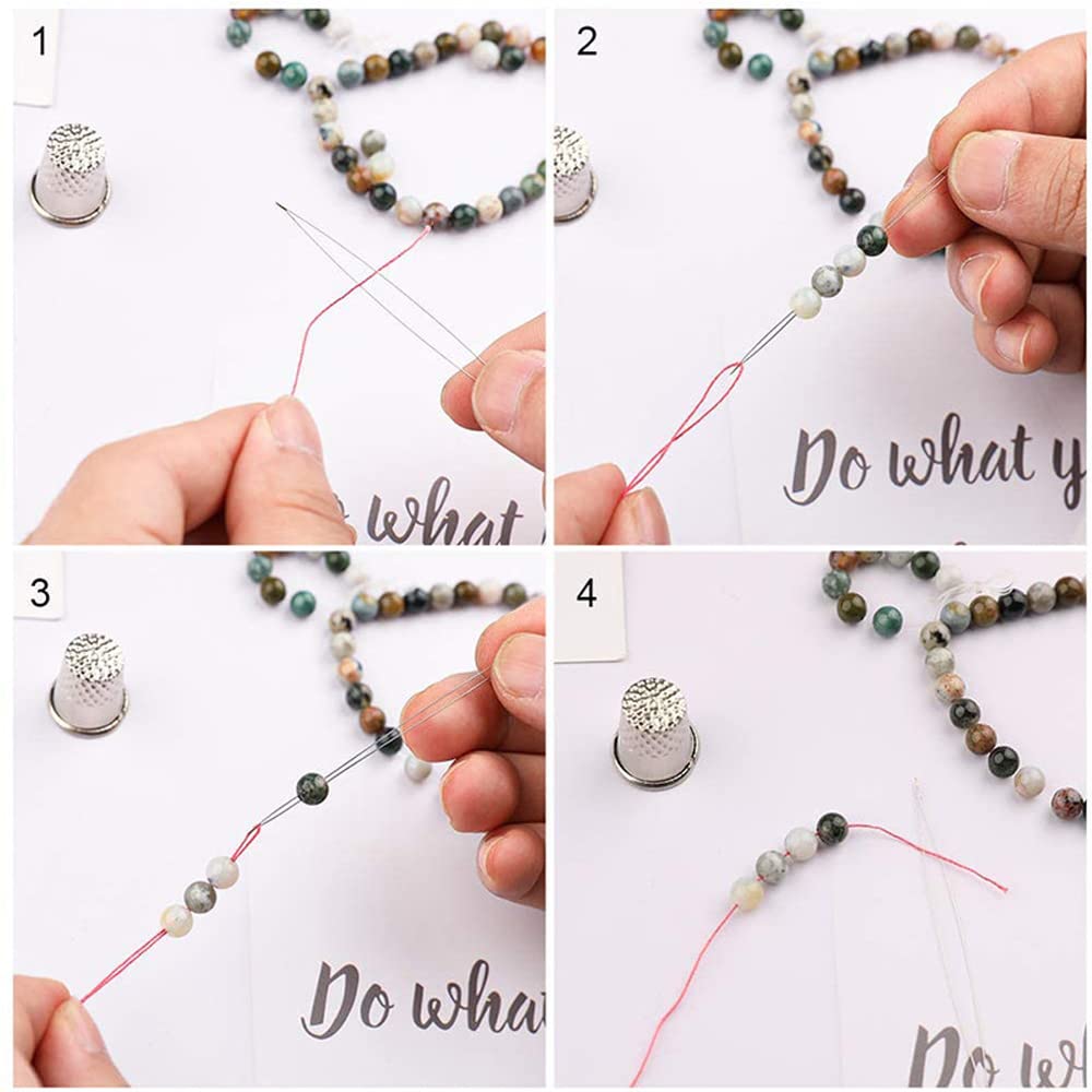 Amazon.co.jp: ビーズ針 （10本入り/長12.5cm） ビーズ刺繍針 ビーズ