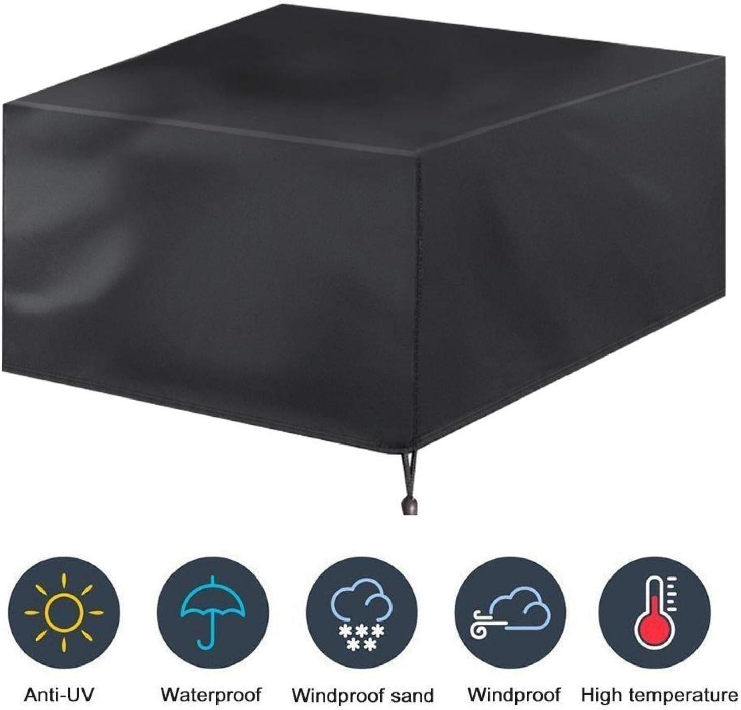 EVTSCAN Waterproof Sofa Cover,Outdoor Waterproof Dust-Proof Patio Furniture Protective Cover Sofa Dining Table
