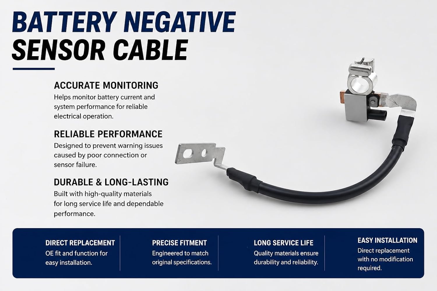 Battery Negative Sensor Cable 37180-2B010 Fit for Hyundai Santa Fe