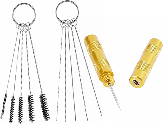ABEST 3 Set Airbrush Spray Cleaning Repair Tool Kit Stainless steel Needle Brush Set