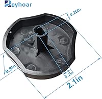 Vista 2 de 74009592 WPL74009592 WP74009592 WP74009592 L74009592 B0034IT8G2 Pieza de repuesto para pomo de cocina para Jenn-Air & Whirlpool - Reemplaza