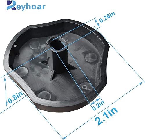 Miniatura 2 de 74009592 WPL74009592 WP74009592 WP74009592 L74009592 B0034IT8G2 Pieza de repuesto para pomo de cocina para Jenn-Air & Whirlpool - Reemplaza
