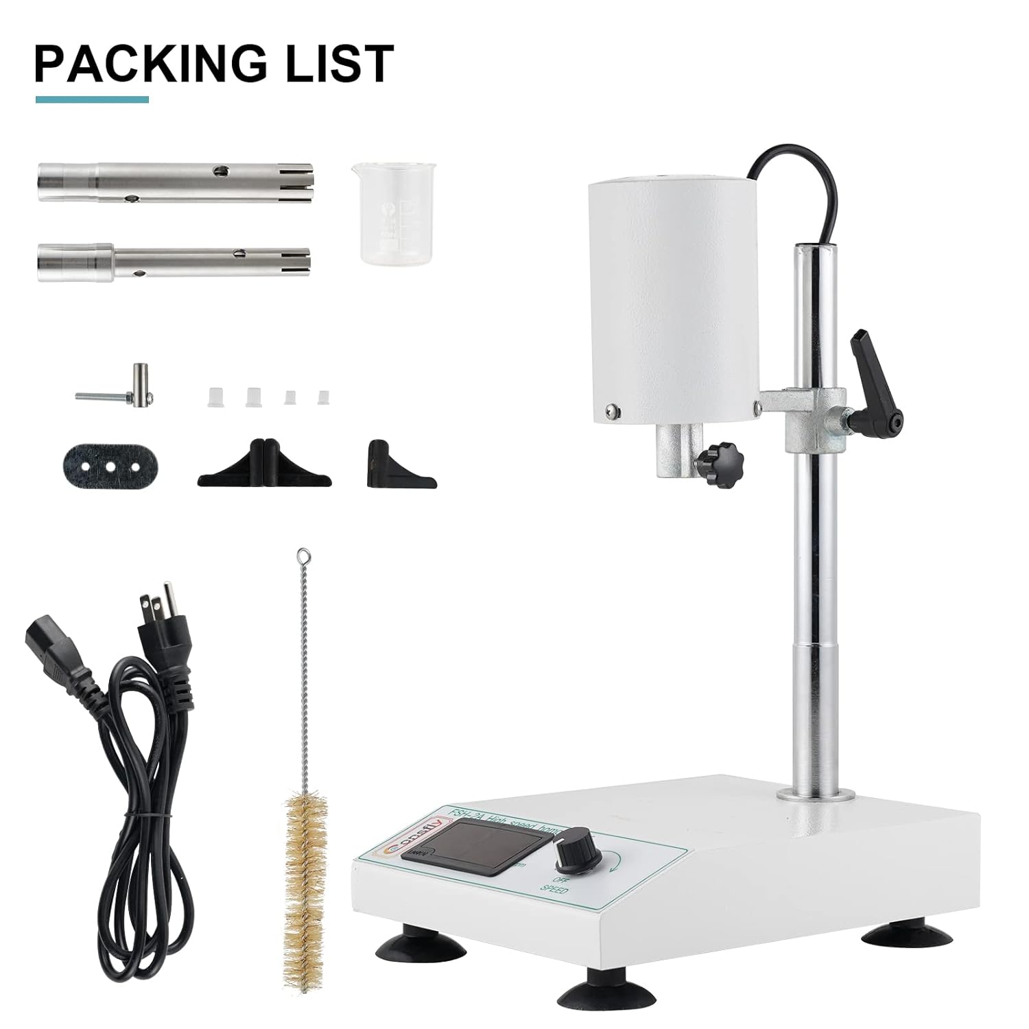 High Speed Homogenizer Lab Homogenizer Emulsifier Disperser 5~1000ml Updated Version FSH-2A