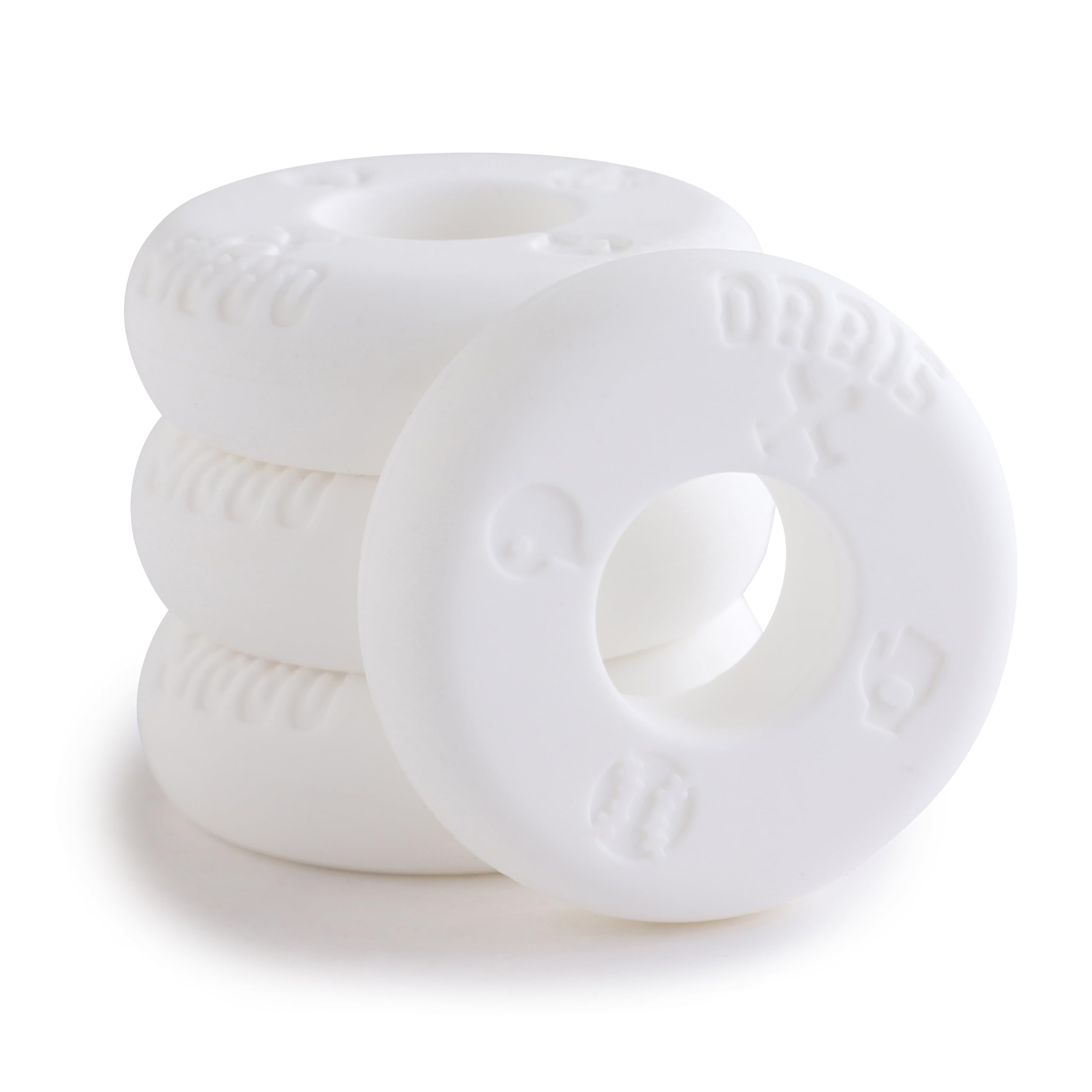 Orbis Bat Grip Choke Up Rings with Baseball Icons, 4 Pack, Bat Knob Stacker for Youth Baseball, Softball and Tee Ball, Improve Grip and Reduce Sting