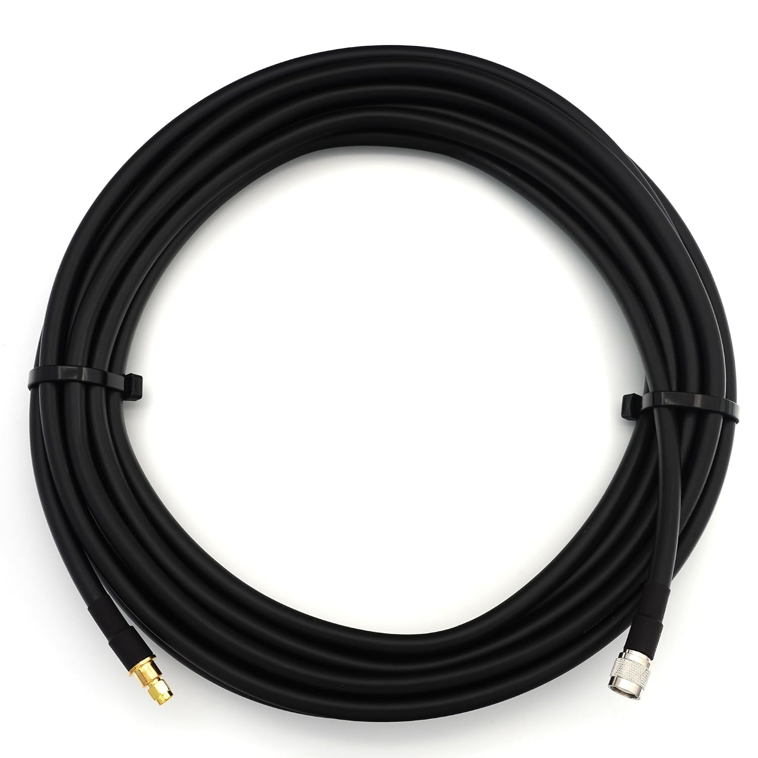 30m TNC Male to SMA Male Coaxial Cable — HF-400 Flexible Extension Coax 50 Ohm (LMR-400-UF Equivalent) — 1m 2m 3m 5m 7m 10m 12m 15m 20m 25m 30m