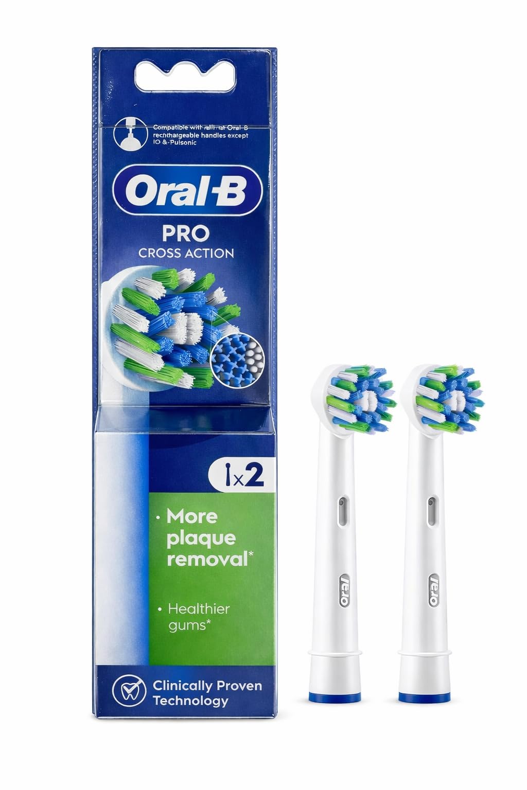 Oral B Toothbrush Refills Cross Action