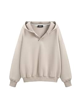 Amazon.com: CIDER Jersey Hooded Solid Oversized Sweatshirt