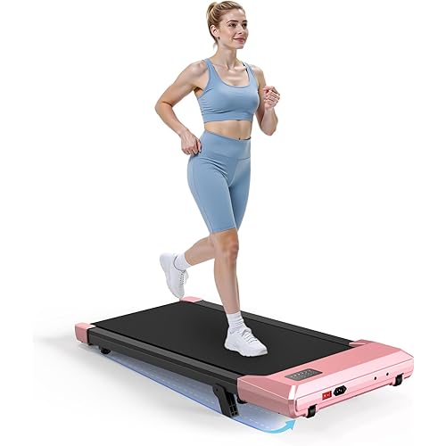 SupeRun Walking Pad with Incline, Under Desk Treadmill, 3 in 1 Portable Treadmills for Home with Remote Control LED Display, 2.5 HP Quiet Mini Treadmill for Office Home Use, 300 Lbs Capacity
