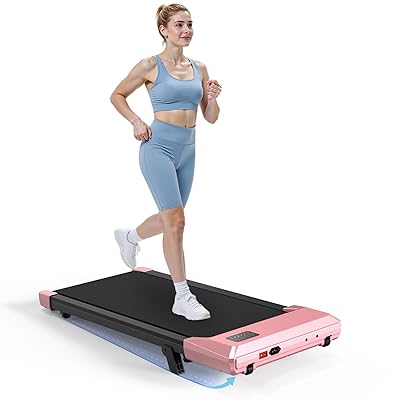 SupeRun Walking Pad with Incline, Under Desk Treadmill, 3 in 1 Portable Treadmills for Home with Remote Control LED Display, 2.5 HP Quiet Mini Treadmill for Office Home Use, 300 Lbs Capacity