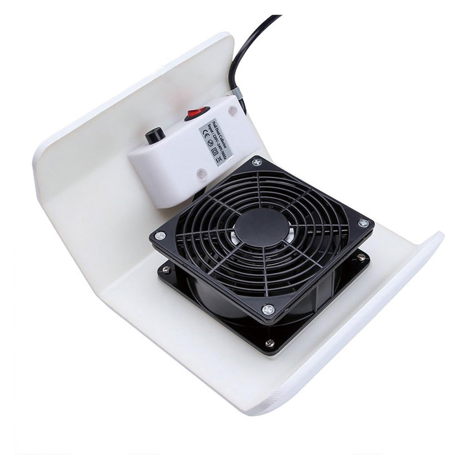 Aspirador con Filtro Lavable y silencioso para Taladro de uñas, Aspirador portátil de 36 W con 3 Bolsas para Recoger Polvo, 2700 RPM.
