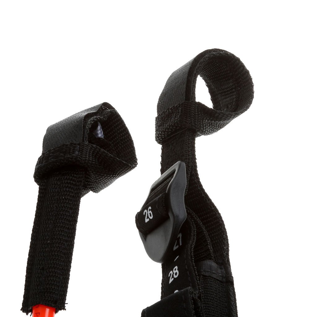Generic 2 Pezzi di Imbracatura da Windsurf Regolabile E Imbottiture Antiscivolo per Braccio da 22"a 28" / 28"-34" - Arancione, 22-28 Pollici