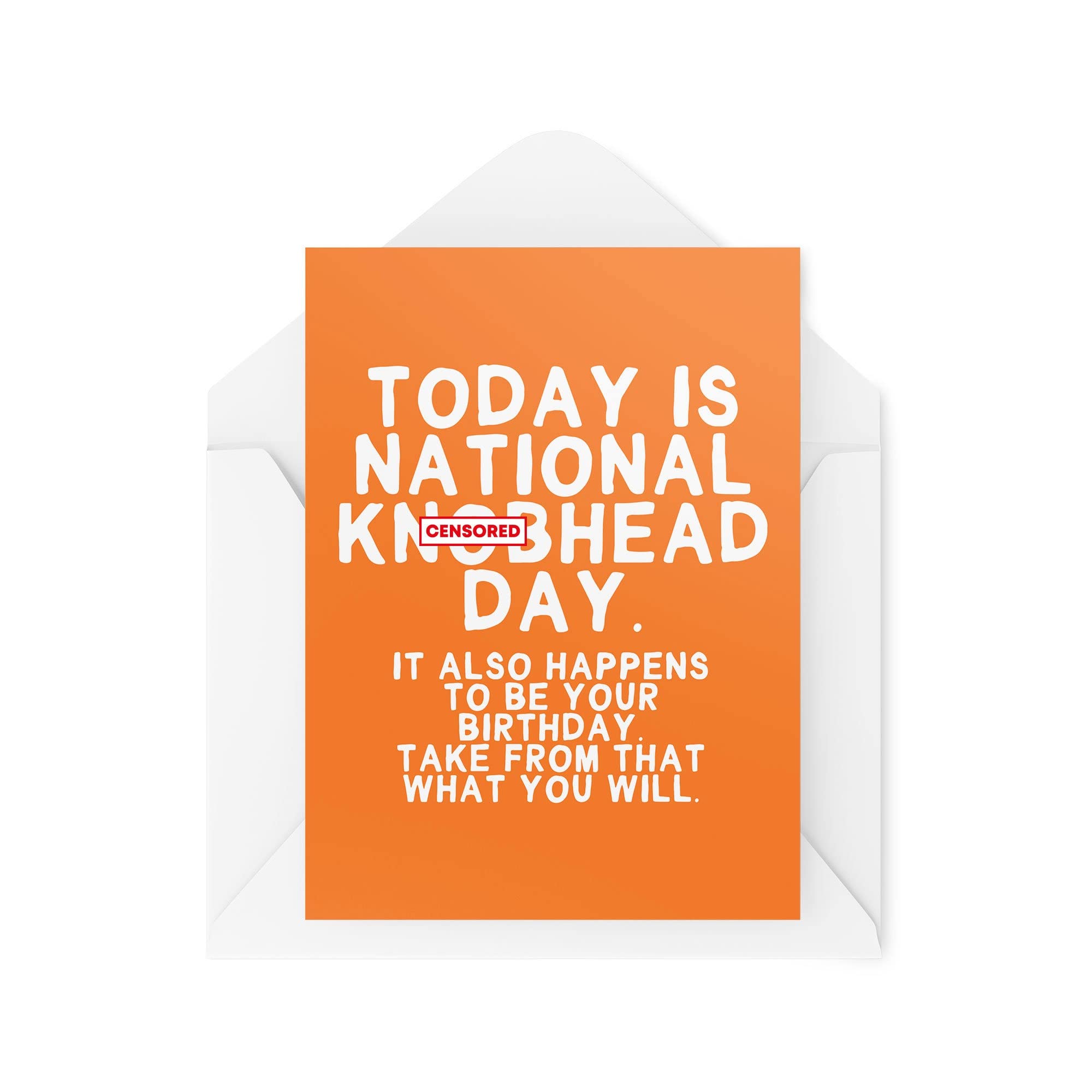 Funny Novelty Greeting Cards | Today Is National... Day | Birthday Brother Sister Best Friend Dad Mum | Banter Funny Joke | CBH1328