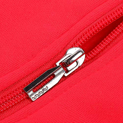 Chaleco calefactor XXL rojo para evitar el frío en el trabajo exterior 5