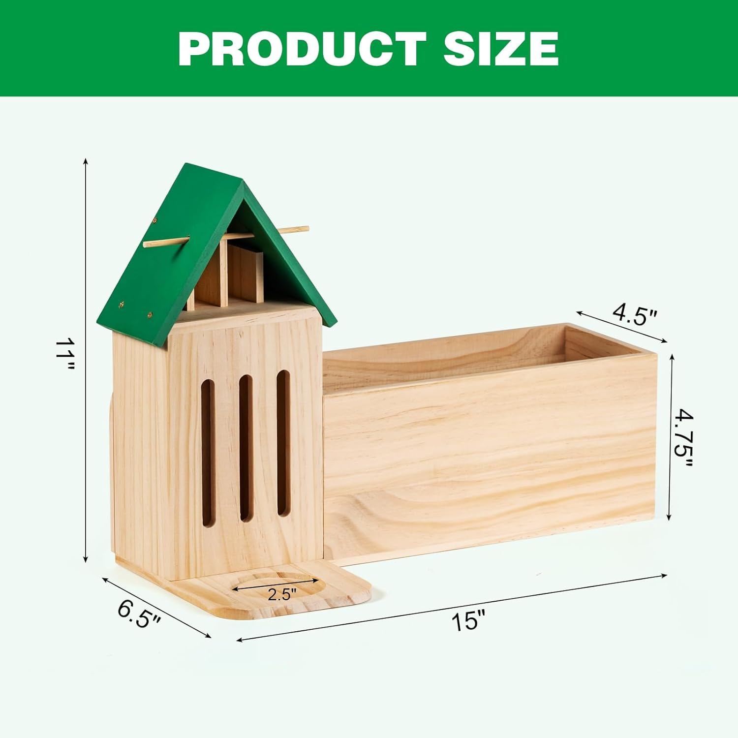 Wooden Butterfly House for Garden, Butterfly House and Feeder with Flower Pot, Natural Butterflies Habitat Butterfly Shelter Hotel for Butterflies, Bees, Ladybug