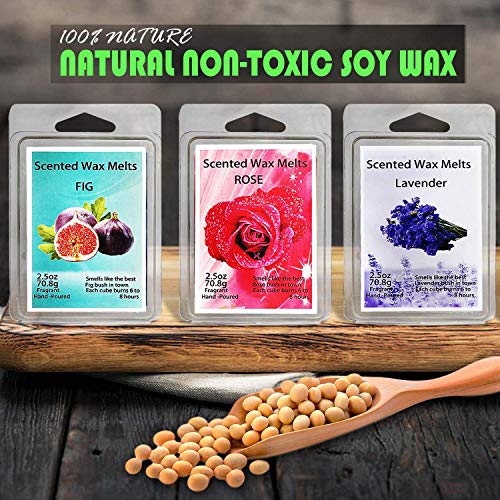 image for Addbeaut Scented Wax Melts -Set of 8 (2.5 oz) Assorted Wax Warmer Cube