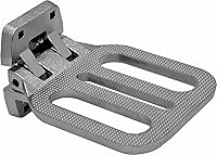 Buyers Products FS2797CH Large Chrome Folding Step for Emergency Vehicles - NFPA Compliant, 6.75x8.56 Inch Platform