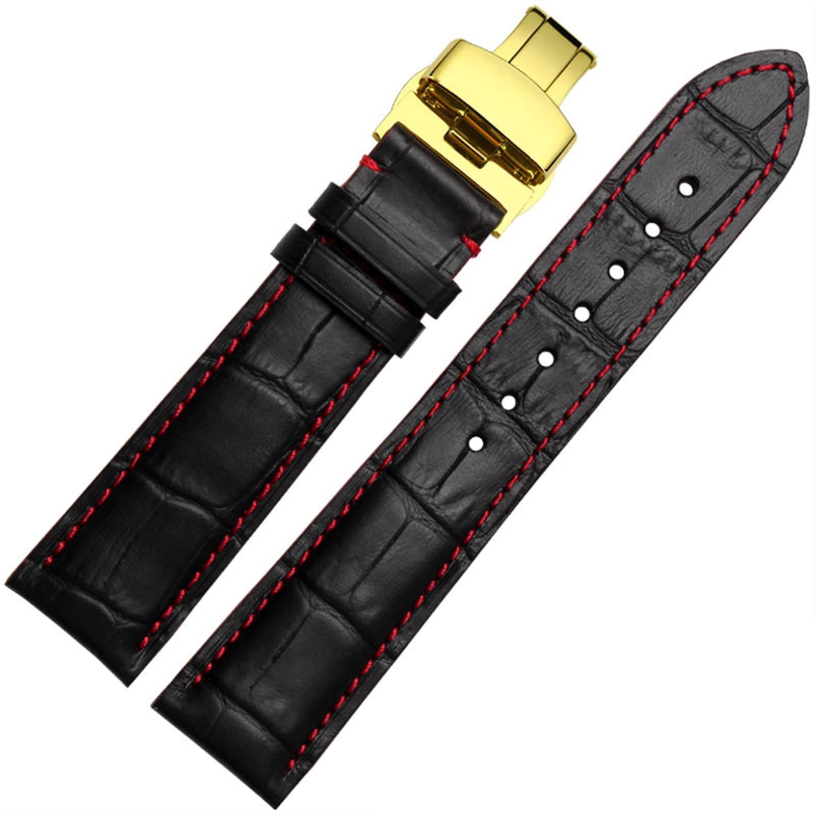 Bracelet de montre cuir véritable 18mm 20mm 22mm interchangeable - 6