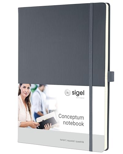 Carnet de notes de luxe SIGEL Conceptum design haut de gamme pour cadres exigeants
