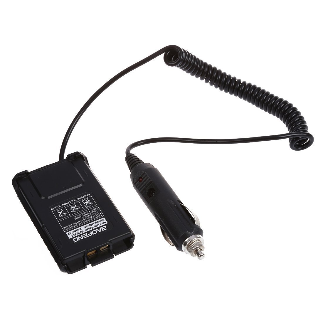 SODIAL Eliminator batteria auto per BAOFENG UV-5R dual band radio