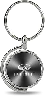 AU-TOMOTIVE GOLD, Inc. Officially Licensed Black Spinner Key Fob for Infiniti