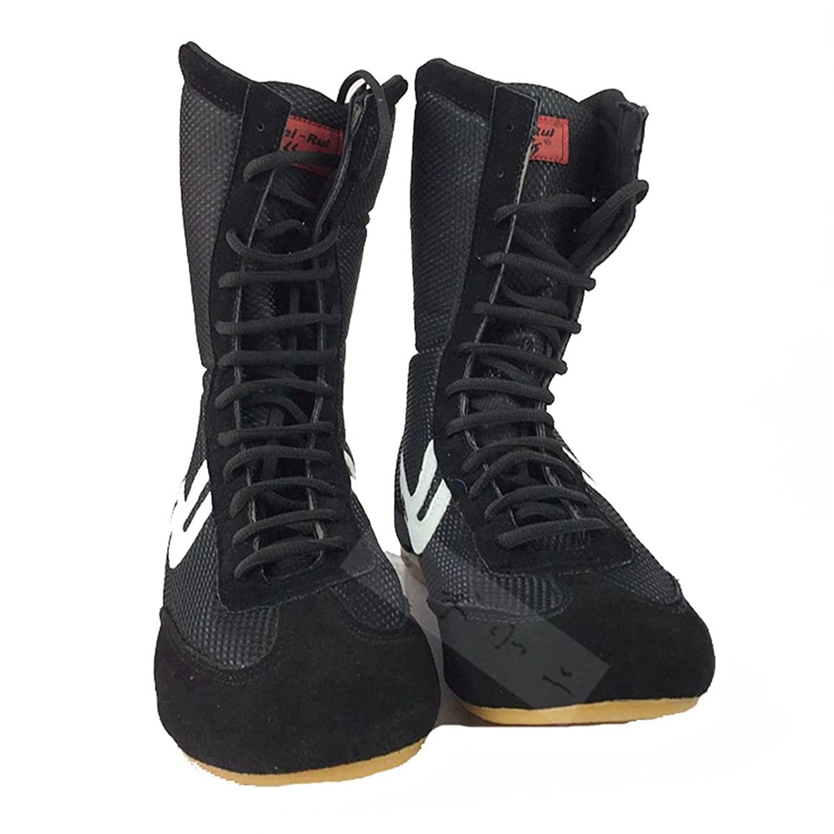 Boxenschuhe, High Top Wrestling Boots Gummi Sohle Boxer Stiefel Für Männer Frauen Jungs
