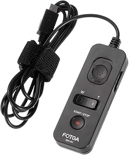 Foto4easy 39.4inch Remote Control Shutter Release Cord for Sony A1 A9 A7 A7S A7R II III IV A6100 A6400 A6500 A6600 6300 RX100 VII M7 RX100M6 M4 M5 RX10M3 M4 A77 A99 II FDR-AX700 FX3 ZV-1