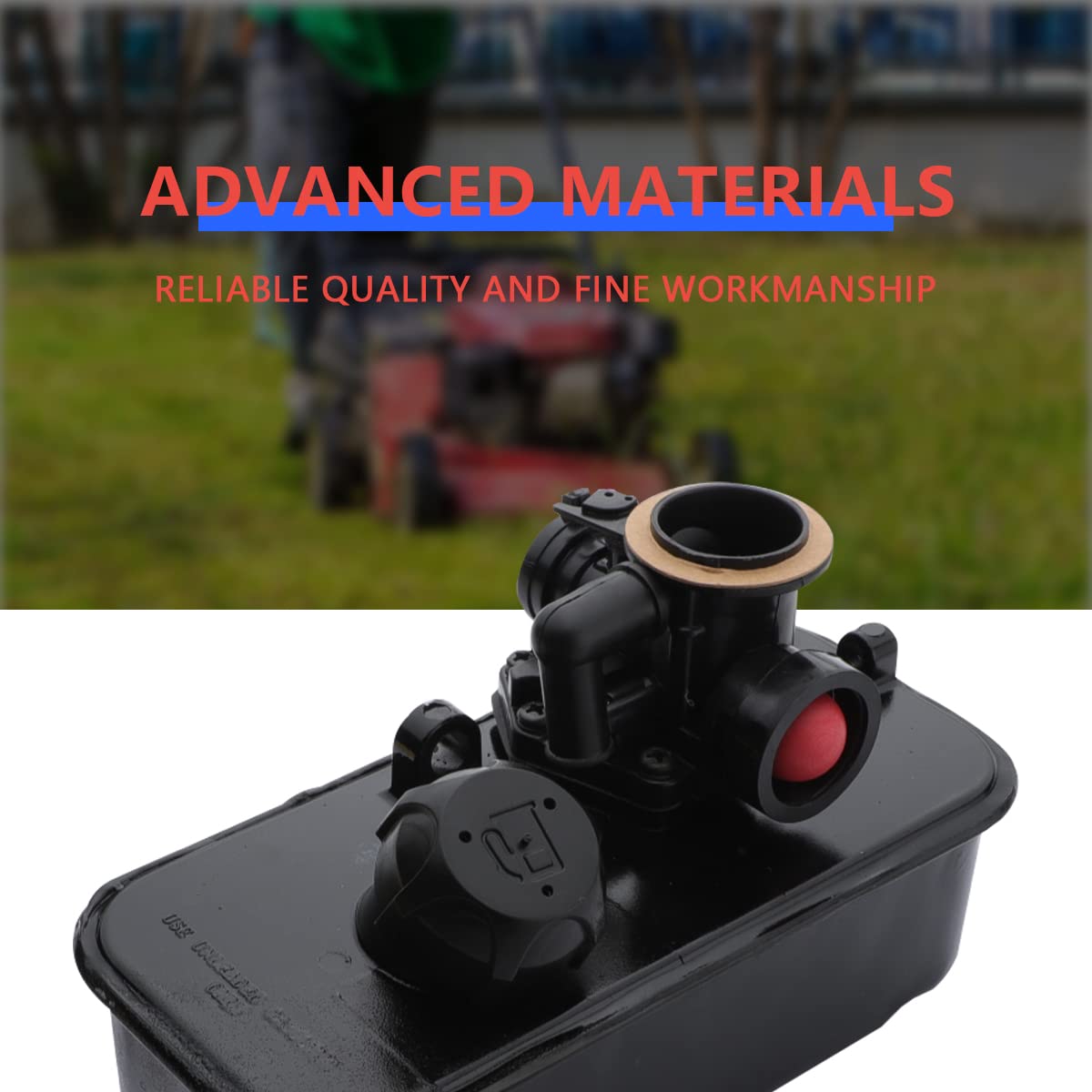 Carburatore e serbatoio per Briggs & Stratton con Candela, Molla, Filtro aria, Pompetta 795469 794147 498809 795477 494406