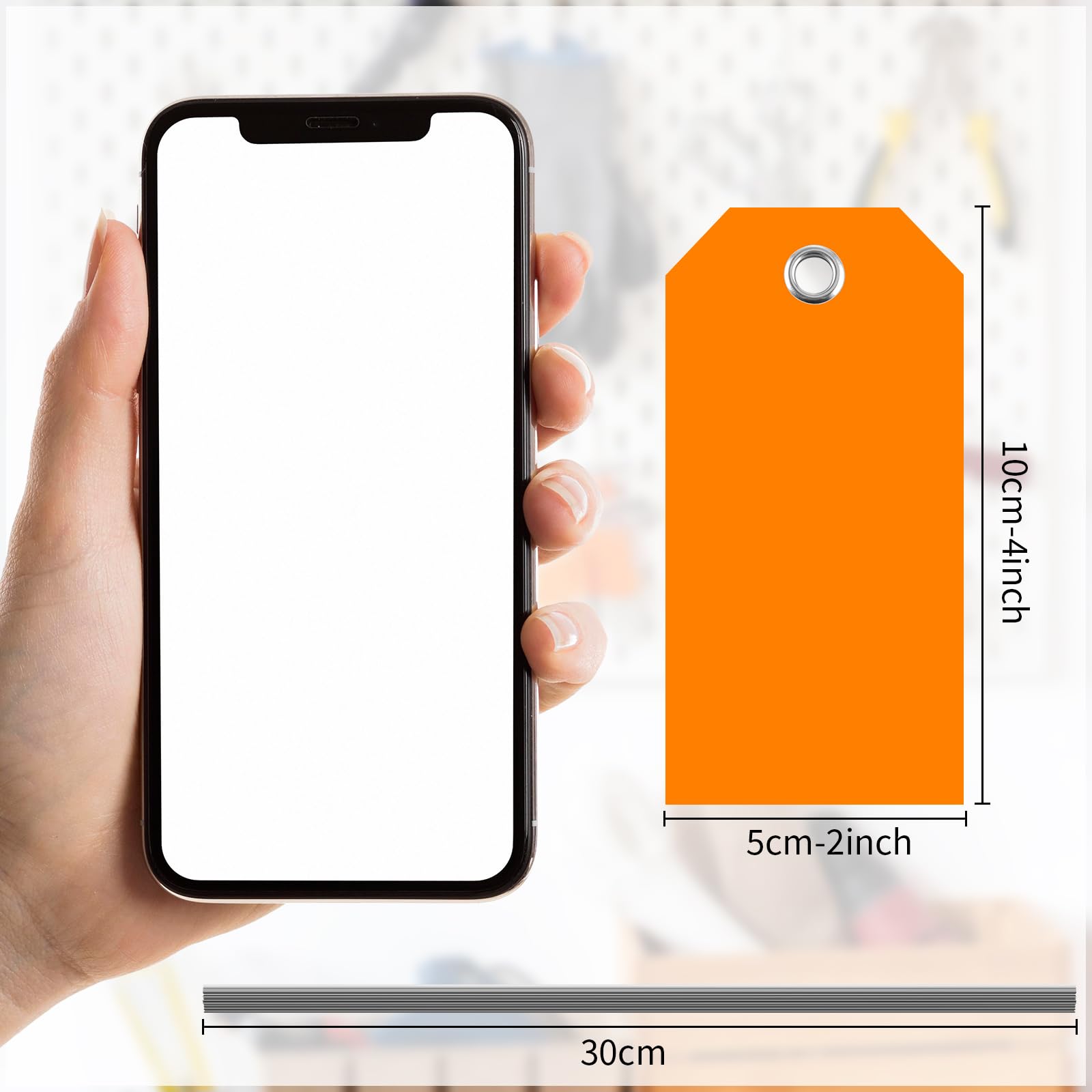 Amazon.com : 100 Pieces 2x4 Inch Orange Plastic Shipping