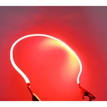 3V Flexible LED Filament Strips - Multi-Size 38mm-460mm & Multi-Color FPC Soft Filament, 2200K Warm/6500K White/RGB, DIY Decorative Lighting Redlight 95mm