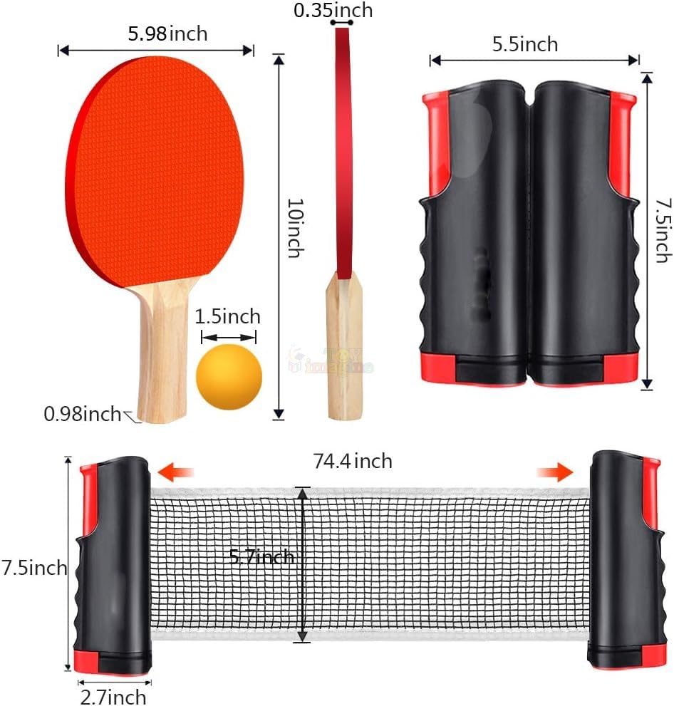 Table Tennis Set - Play Anywhere! -2 Table Tennis Set - Play Anywhere! -2