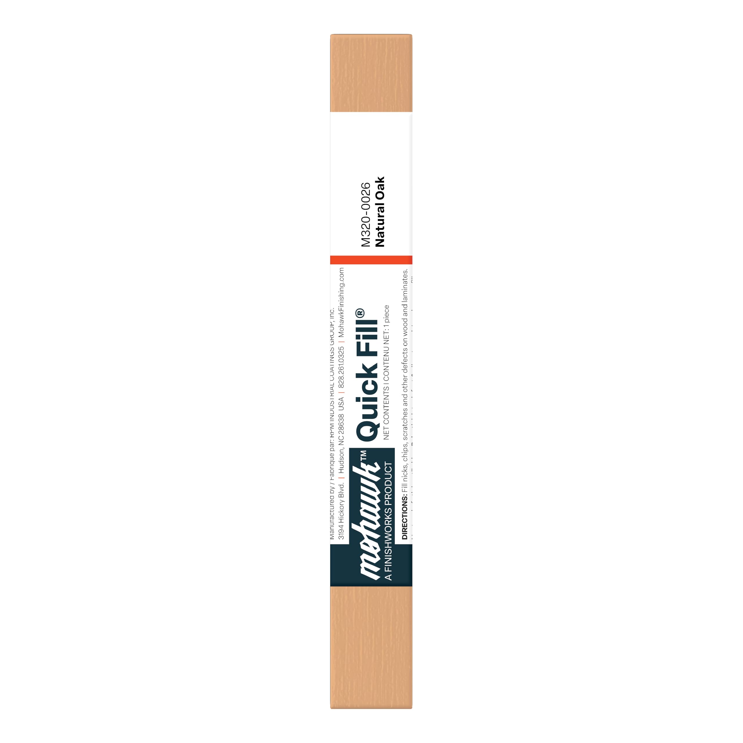 Mohawk Quick Fill Burn In Stick, Natural Oak, M320-0026, 1 count