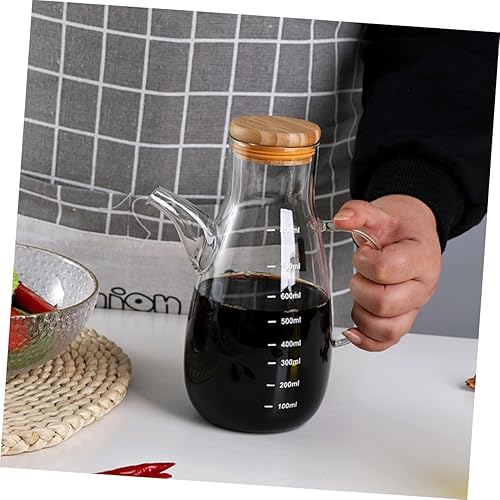 Miniatura 4 de Ciieeo Botellas de vinagre de aceite de oliva para cocina, dispensador de aceite de oliva transparente, dispensador de aceite de ensalada,