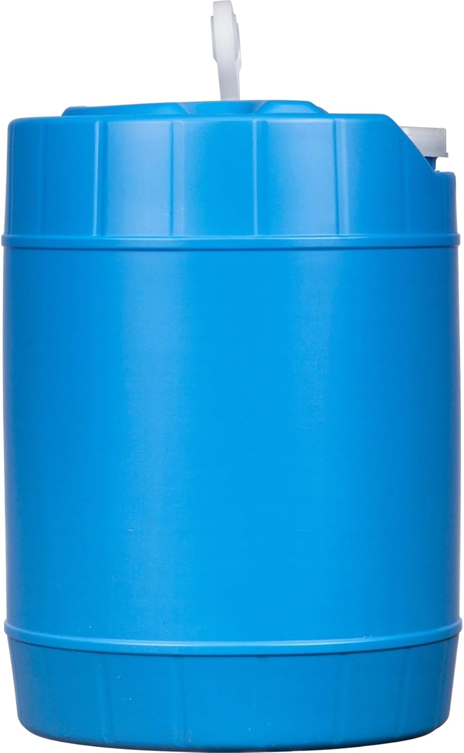 Oil Storage Container Automotive - Recycle Oil Jug - 5.5 Gallon Oil Container Automotive - ext. dia. 11.5" x 14.75" H. (Lid Included) (BLUE)