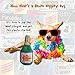 Haute Diggity Dog Woof Clicquot Rose', Plush Designer Dog Toys with Interactive Squeaker, Stimulating Pet Enrichment, Machine-Washable & Safe Materials for All Breeds, Size Medium