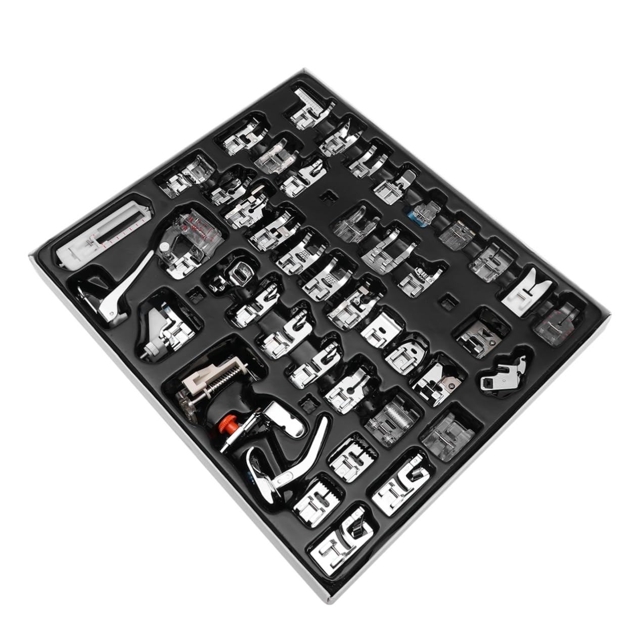 Kit biche pour machine à coudre Ciieeo : ne perdez plus vos accessoires grâce à la boîte incluse