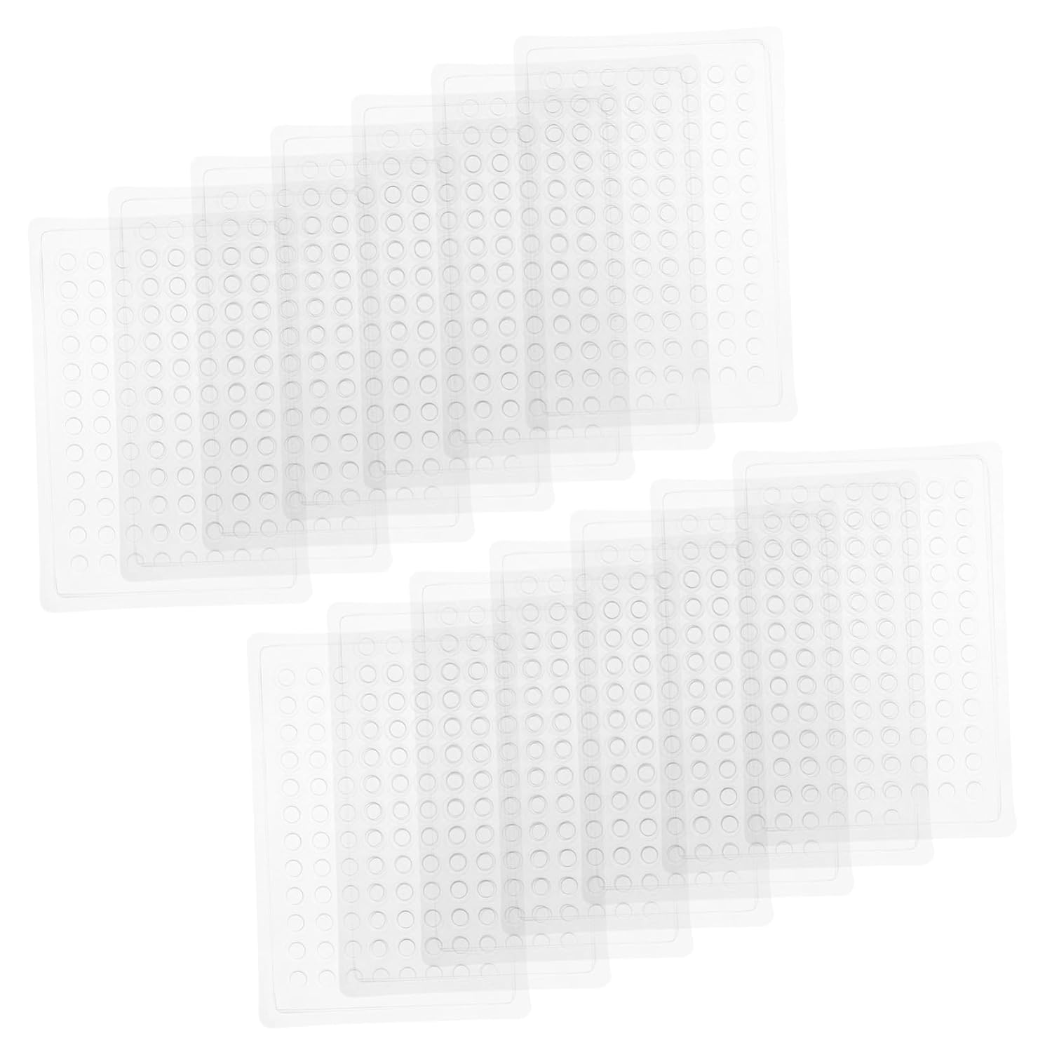 Zerodeko 2sets 96-Well Cell Culture Plates Plates Tissue Tools High Precision Reaction 100pcs*2