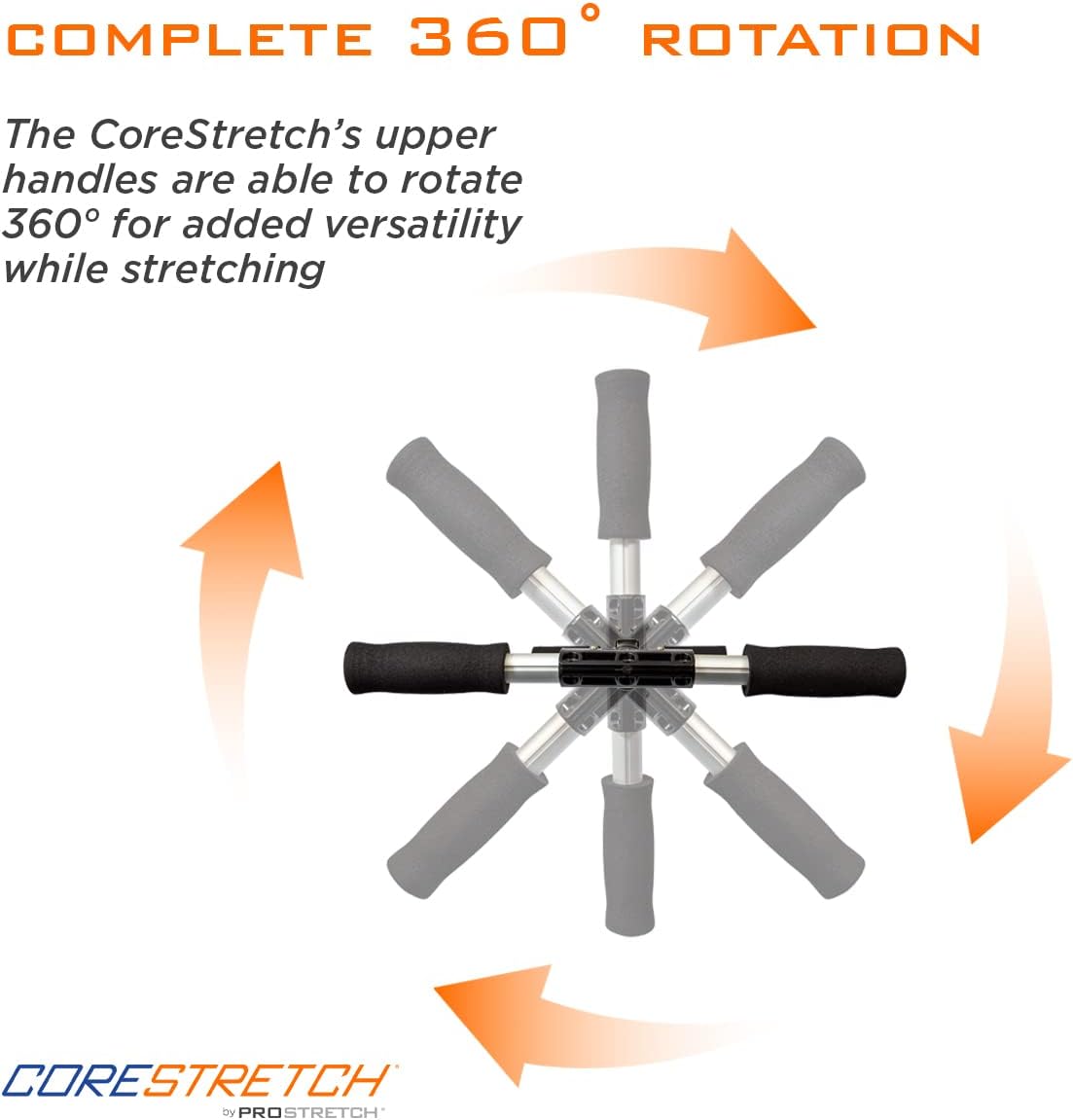 ProStretch CoreStretch, Adjustable Upper and Lower Back Stretcher, Physical Therapy Tool for Back Pain Relief and Shoulder Stretching