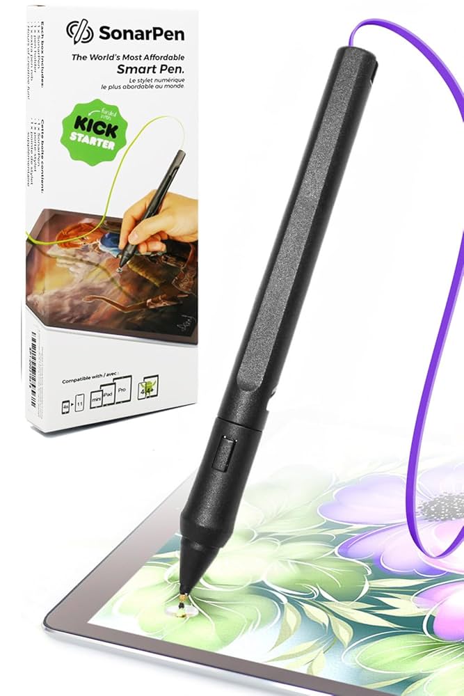 ペンタブ 充電不要 筆圧感知ペン Amazon | SonarPen(ソナーペン) スタイラスペン 筆圧感知