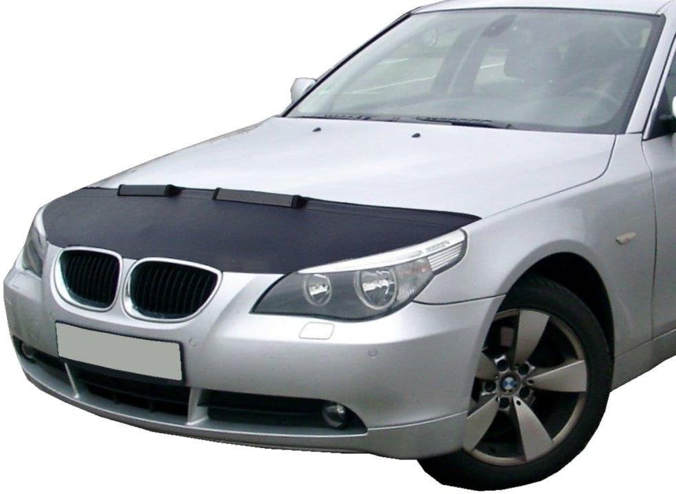 Hood Bra Front End Nose Mask Compatible with BMW 5 E60 E61 2003-2010 Bonnet Bra STONEGUARD Protector Tuning