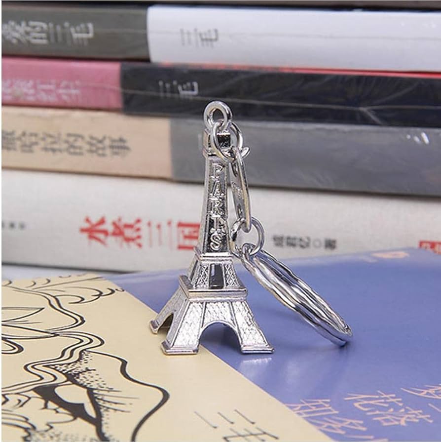 Amazon.co.jp: エッフェル塔 キーホルダー 金属 キーリング