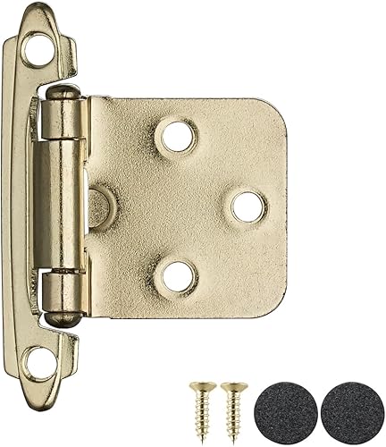 Miniatura 10 de JQK CH200-ORB-P50 - Bisagras superpuestas para puerta de gabinete de 12 pulgada, bronce aceitado, paquete de 50 unidades, 25 pares de bisagras de