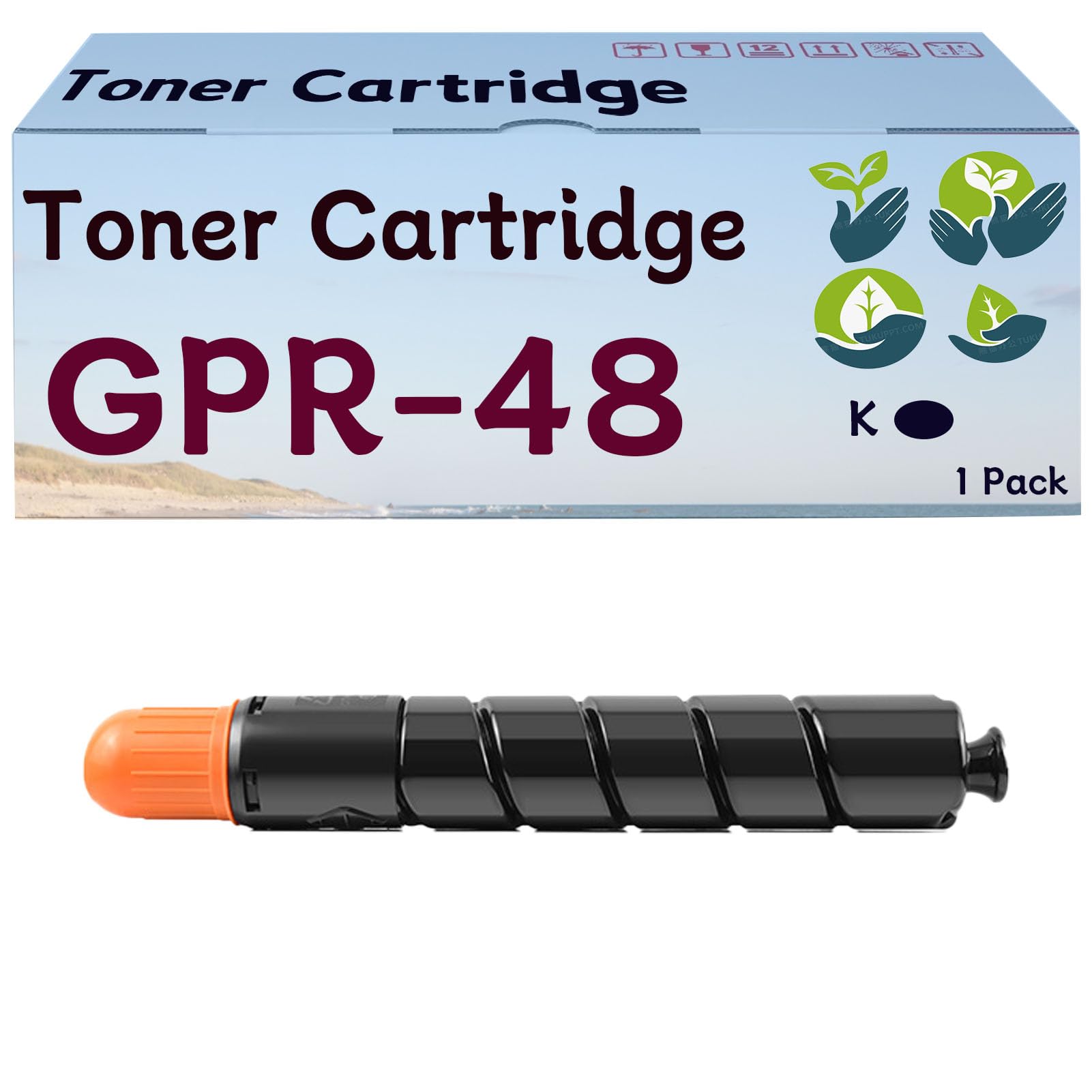 Amazon.com: OEMLSO GPR-48 GPR48 Black High Yield Toner Cartridges