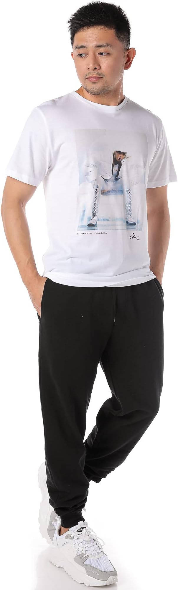T-Shirt Stockholm Mary J Blige-White-17157-White-P,men