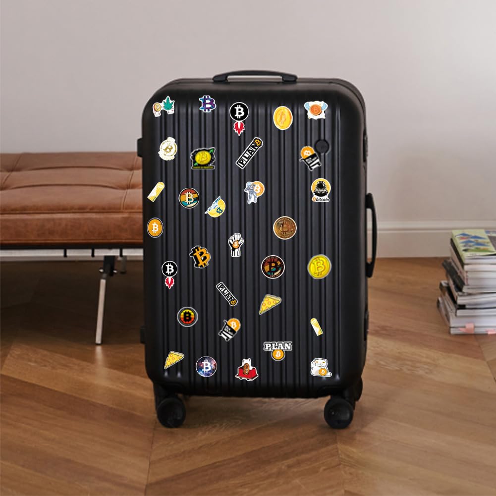 Seed Phrase Metal Juego De 50 Pegatinas Bitcoins Para Adolescentes, Niños Y  Adultos Moneda Bitcoin