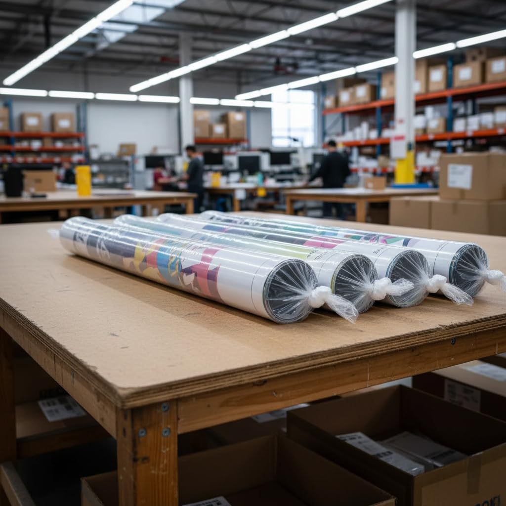 Extra Long Plastic Sleeves, Clear Flat Open Poly Bags, Waterproof Plastic Tube Storage Sleeves for Packaging Banners, Posters, Blueprint, Fishing Rod & Large Narrow Items (20-Pack, 6 x 60 Inch)