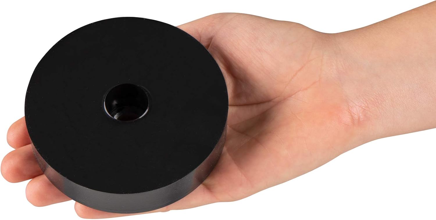 Isolate It!: Sorbothane Anti-Vibration Leveling Mount - 3/8-16 3" Stud - 0.88" (H) - 3.5" (Dia) 70 Duro - 2 Pieces