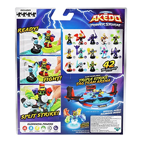 Legends Of Akedo Powerstorm Warrior Collector Pack - 4 Mini Battling Action Figures Including 1 Ultra Rare Warrior And 1 Mystery Warrior #TOP2