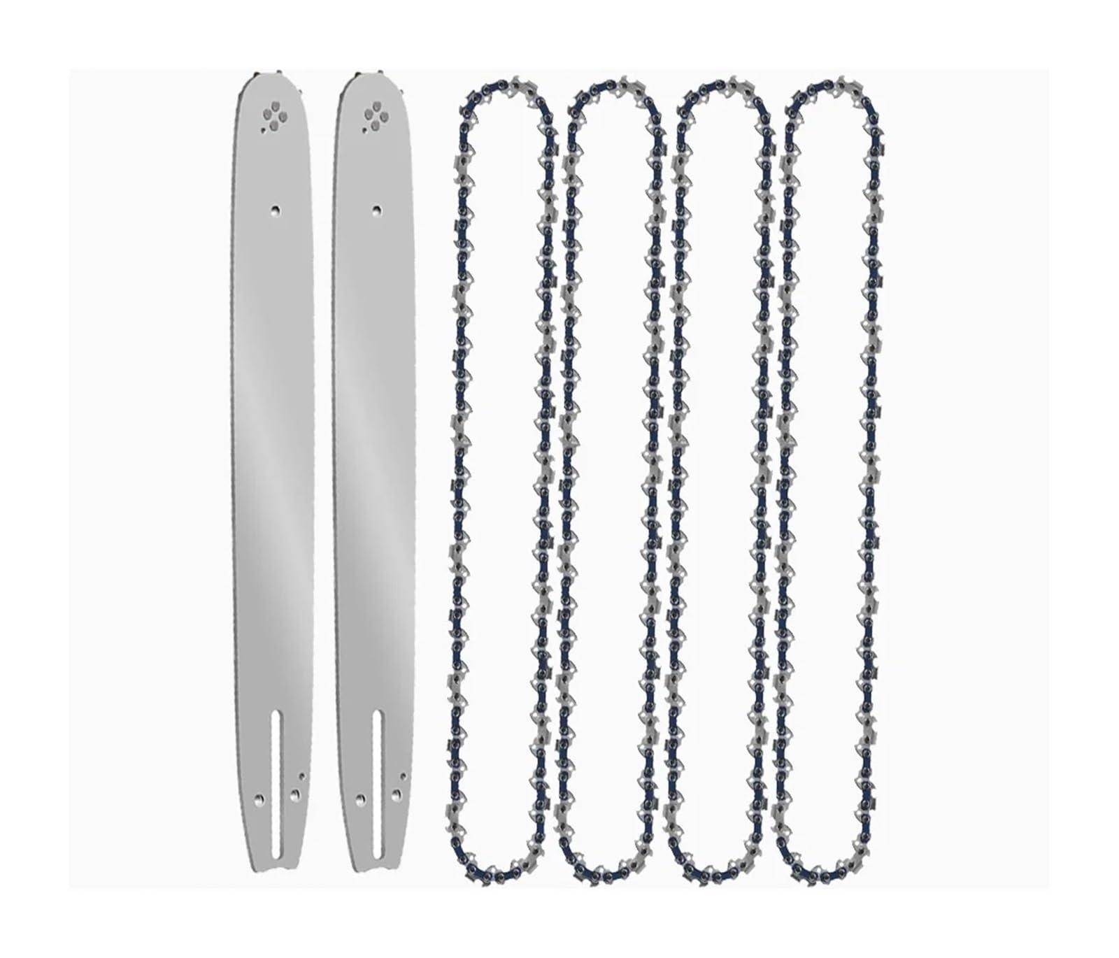 Accesorios para motosierras, Cadenas de Repuesto, Cadena Motosierra 14 Pulgadas, Calibre 3/8 LP, 50 eslabones transmisión, 0,050, minisierra eléctrica(14-Inch Set6)